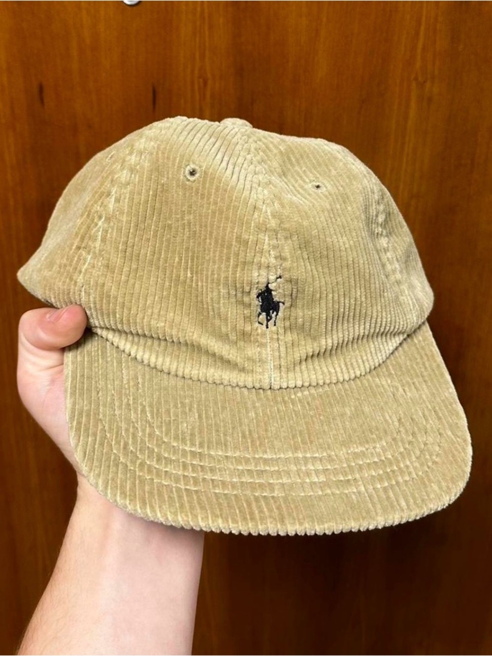 VINTAGE CAP POLO RALPH 90s CORDUROY